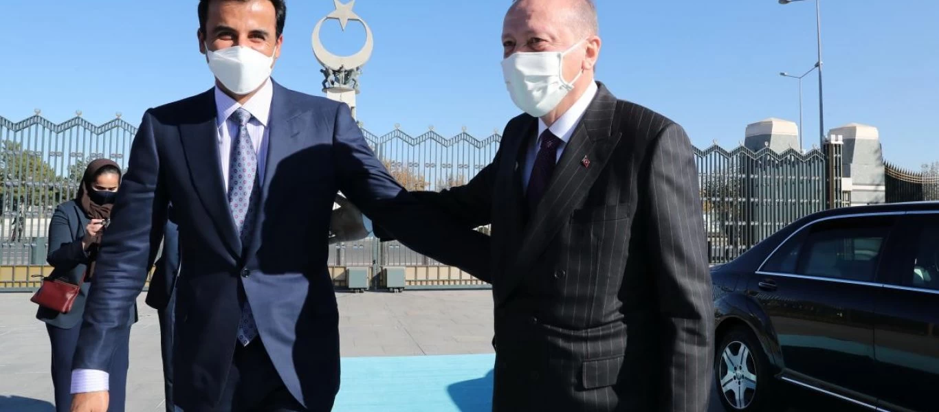 Νέα συνάντηση Ρ.Τ.Ερντογάν με τον Εμίρη του Κατάρ - Στόχος να εξελίξουν την στρατηγική συνεργασία